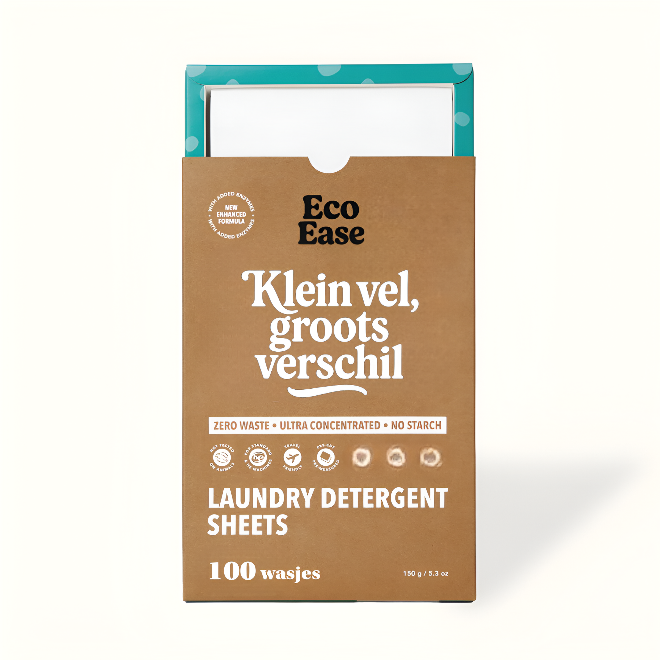 EcoEase Wasstrips – 100 wasbeurten